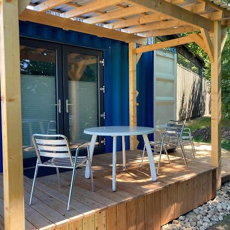 Tiny House Im Seecontainer Mit Parkplatz, Glasfaser, Netflix, Veranda Und Gehobener Ausstattung 科堡 外观 照片
