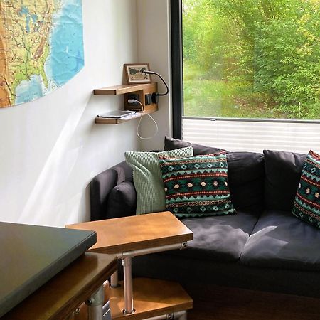 Tiny House Im Seecontainer Mit Parkplatz, Glasfaser, Netflix, Veranda Und Gehobener Ausstattung 科堡 外观 照片